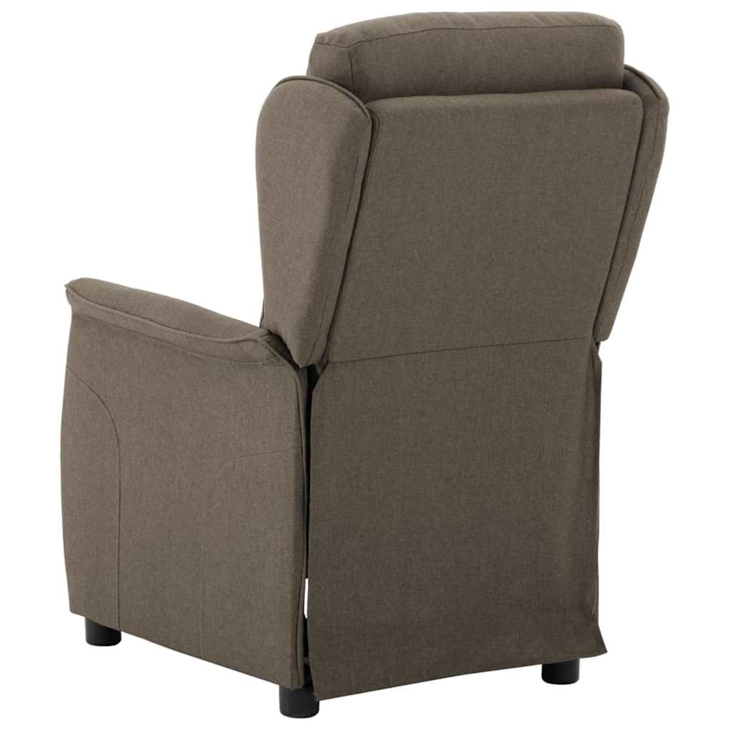 Fauteuil inclinable Taupe 67.5 x 93.5 x 101.5 cm tissu - XIOS