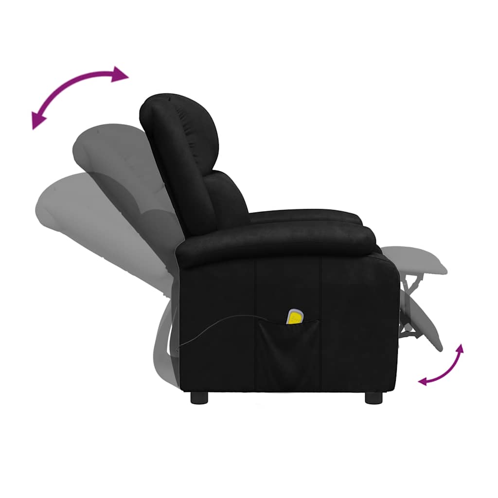 Fauteuil de massage Noir Similicuir - XIOS
