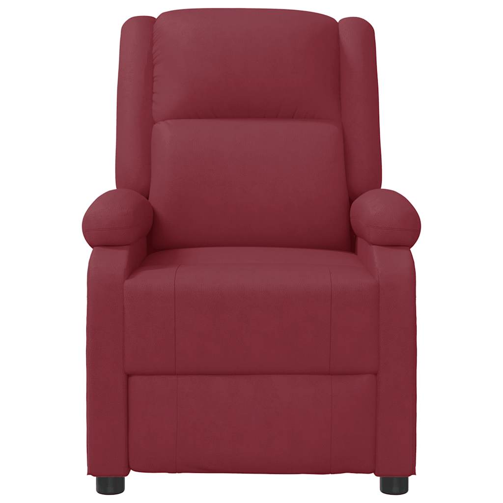 Fauteuil de massage Rouge bordeaux Similicuir - XIOS