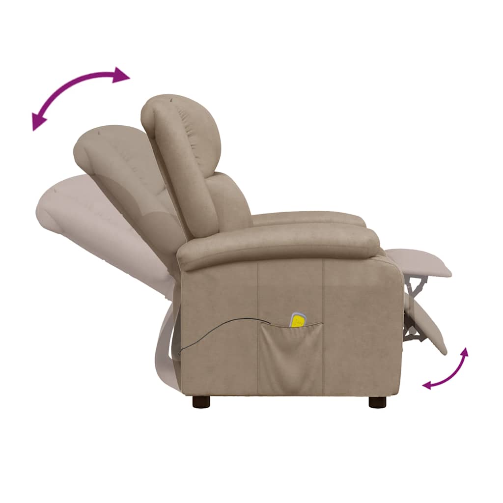 Fauteuil de massage Cappuccino Similicuir - XIOS