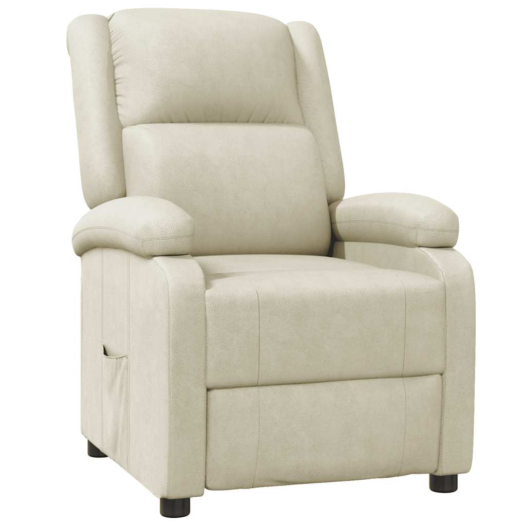 Fauteuil inclinable Blanc Similicuir - XIOS