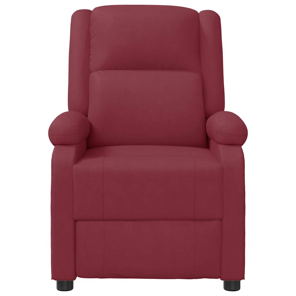 Fauteuil inclinable Rouge bordeaux Similicuir - XIOS