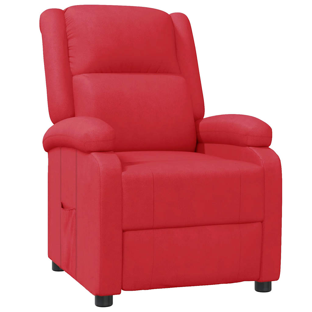 Fauteuil inclinable Rouge Similicuir - XIOS