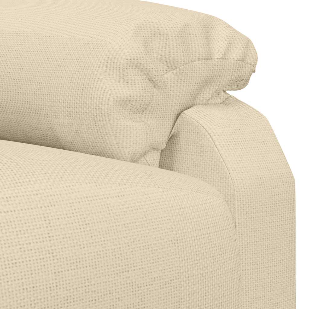 Fauteuil inclinable Crème Tissu - XIOS