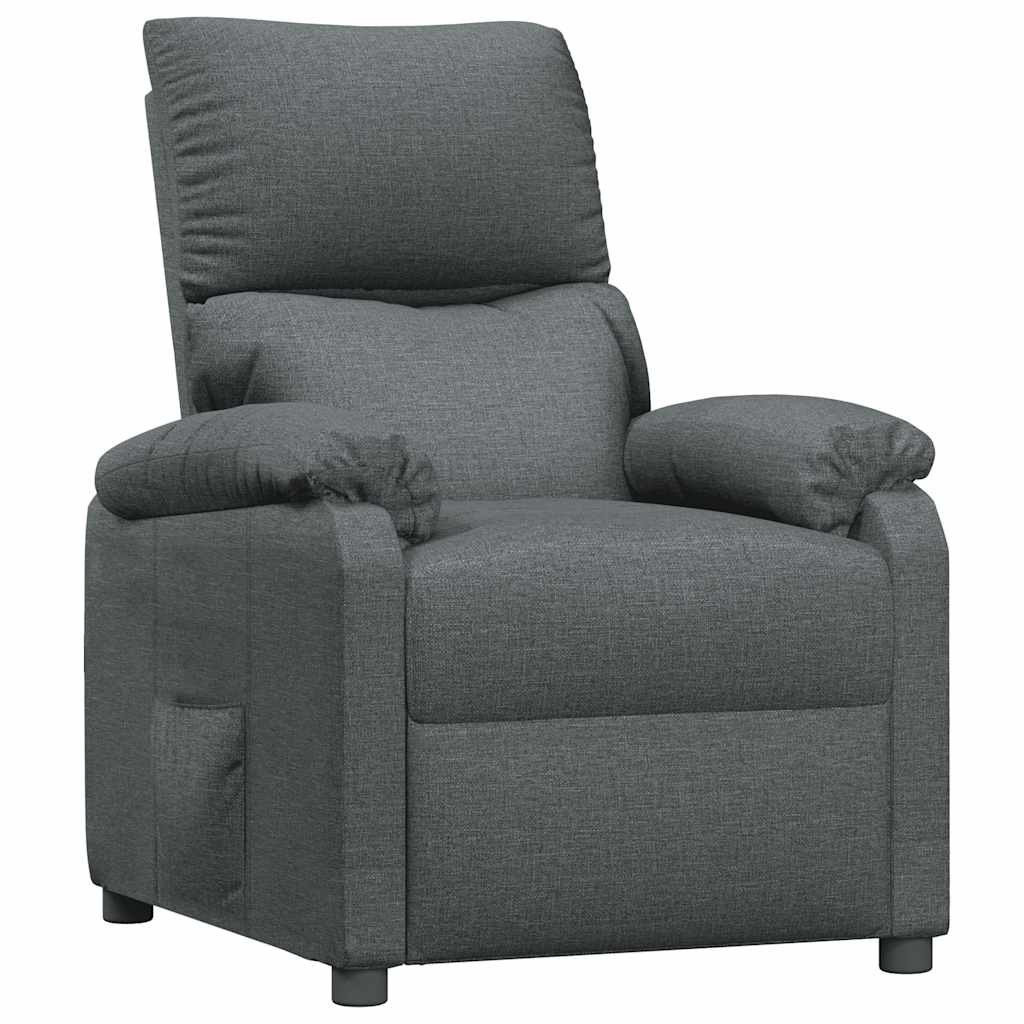 Fauteuil inclinable Gris foncé Tissu - XIOS