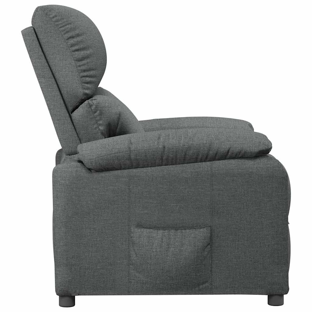 Fauteuil inclinable Gris foncé Tissu - XIOS