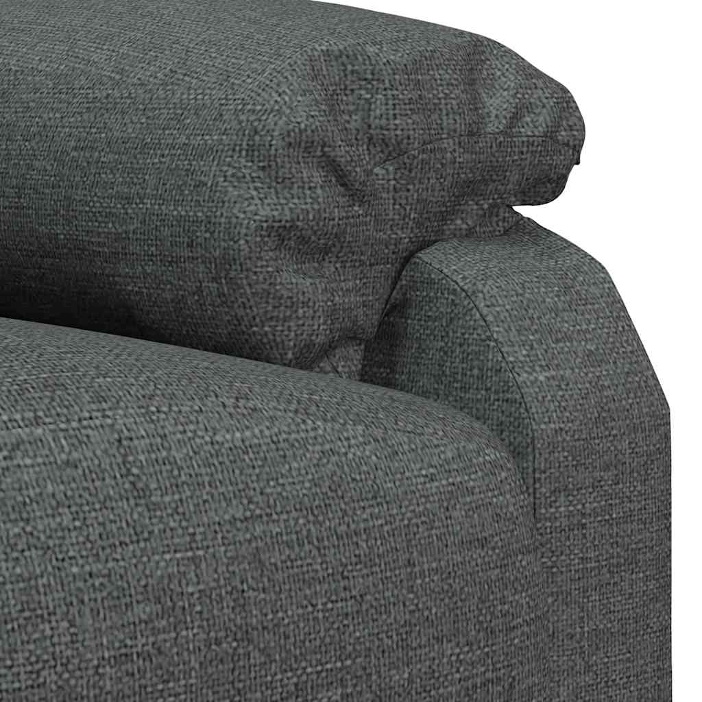 Fauteuil inclinable Gris foncé Tissu - XIOS