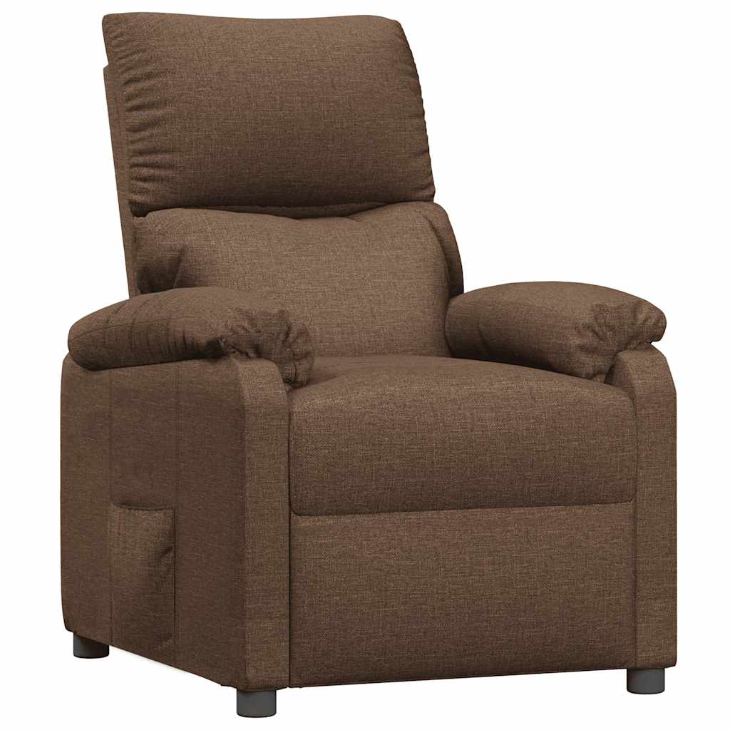 Fauteuil inclinable Marron Tissu - XIOS