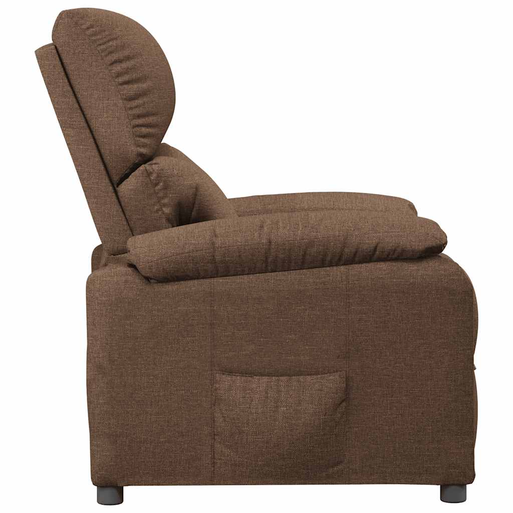 Fauteuil inclinable Marron Tissu - XIOS