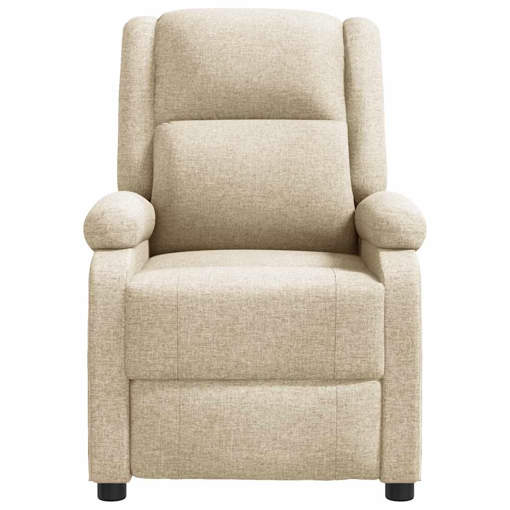 Fauteuil inclinable Crème Tissu - XIOS