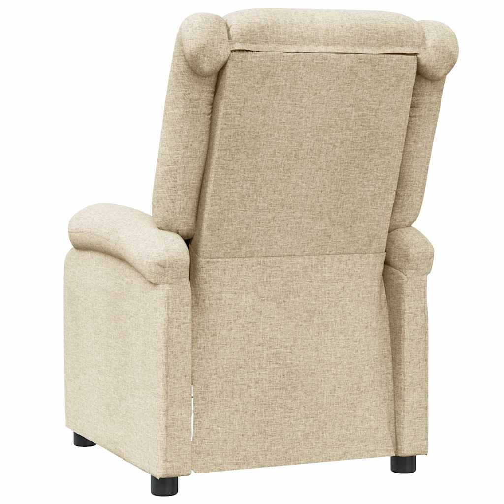 Fauteuil inclinable Crème Tissu - XIOS