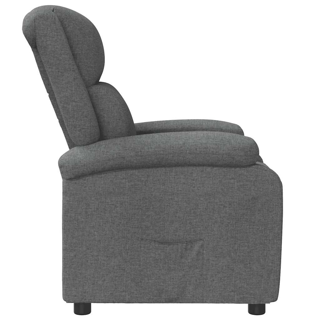 Fauteuil inclinable Gris foncé Tissu - XIOS