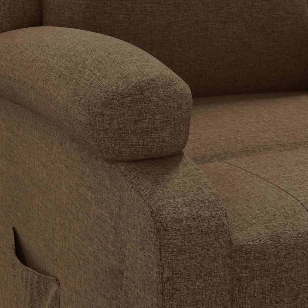 Fauteuil inclinable Marron Tissu - XIOS