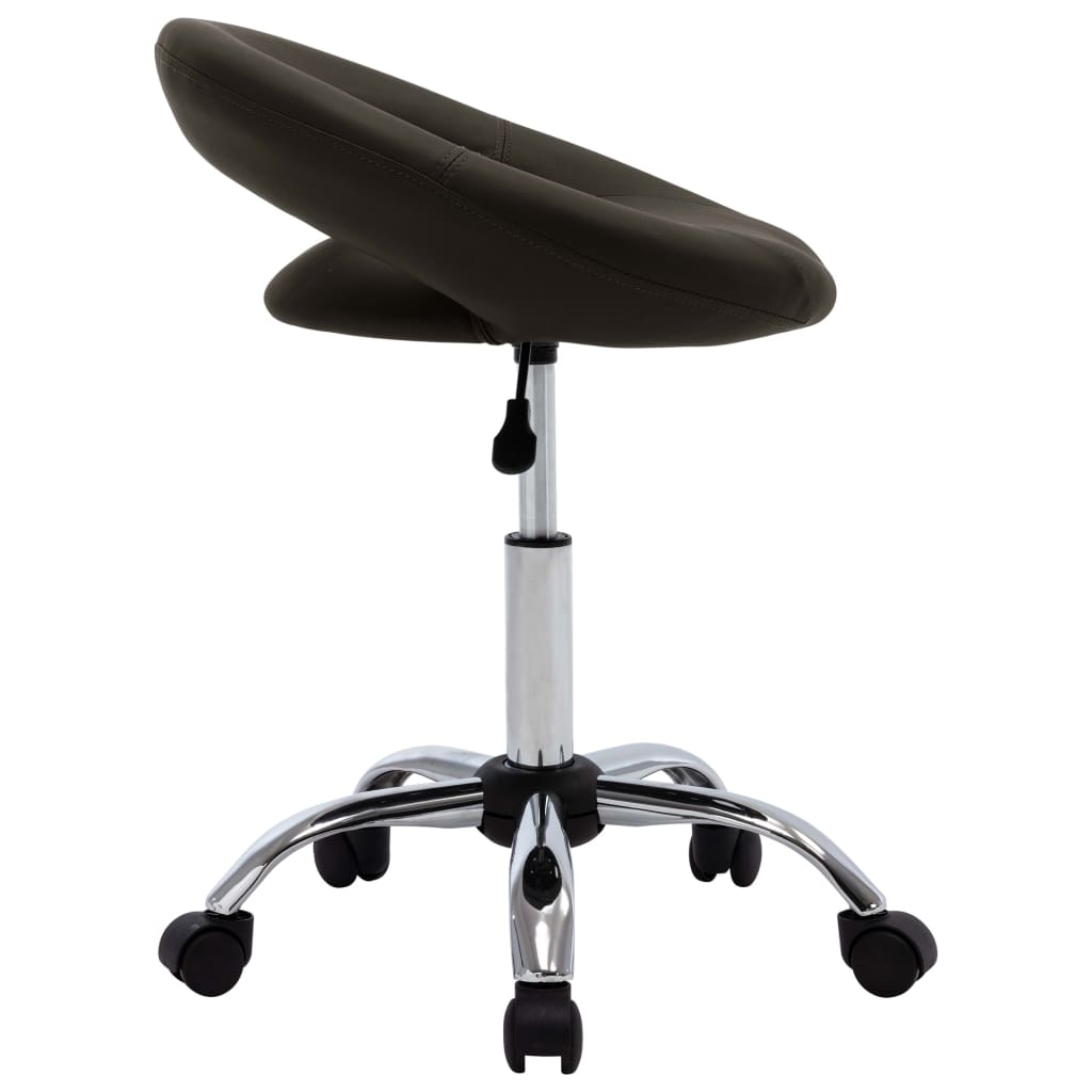 Chaise pivotante de salle à manger Marron Similicuir - XIOS