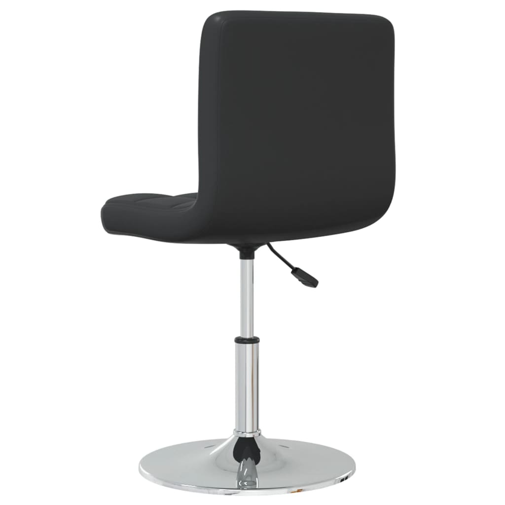 Chaises à manger lot de 6 noir similicuir - XIOS