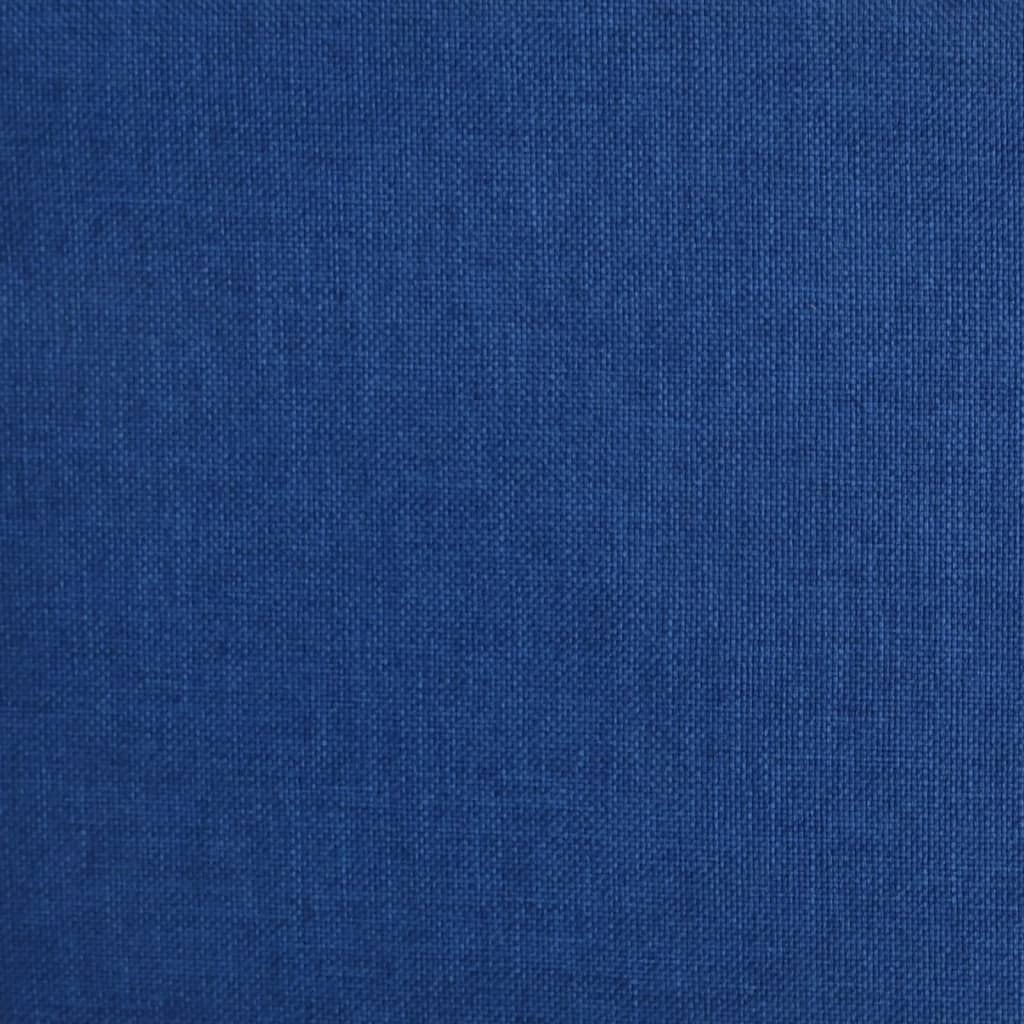 Chaises pivotantes à manger lot de 4 bleu tissu - XIOS