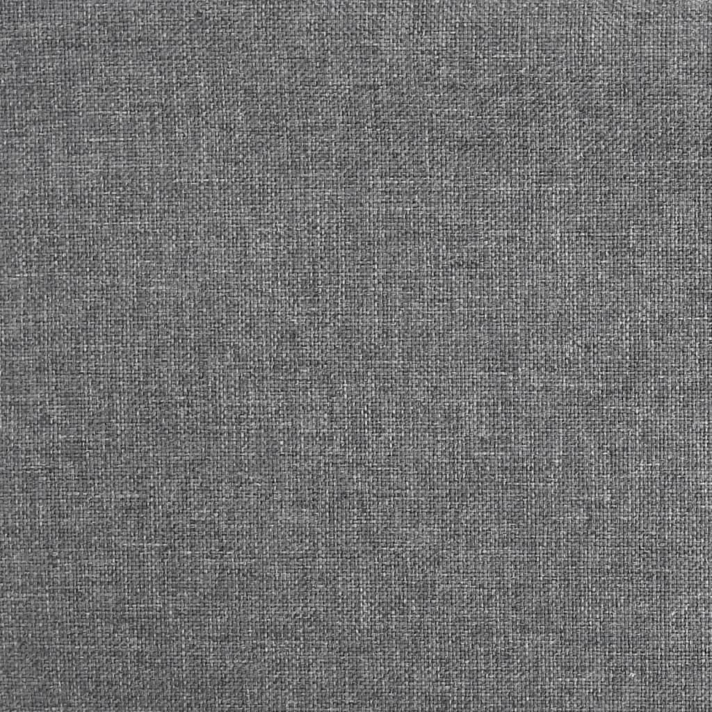 Chaises pivotantes à manger lot de 6 Gris clair Tissu - XIOS