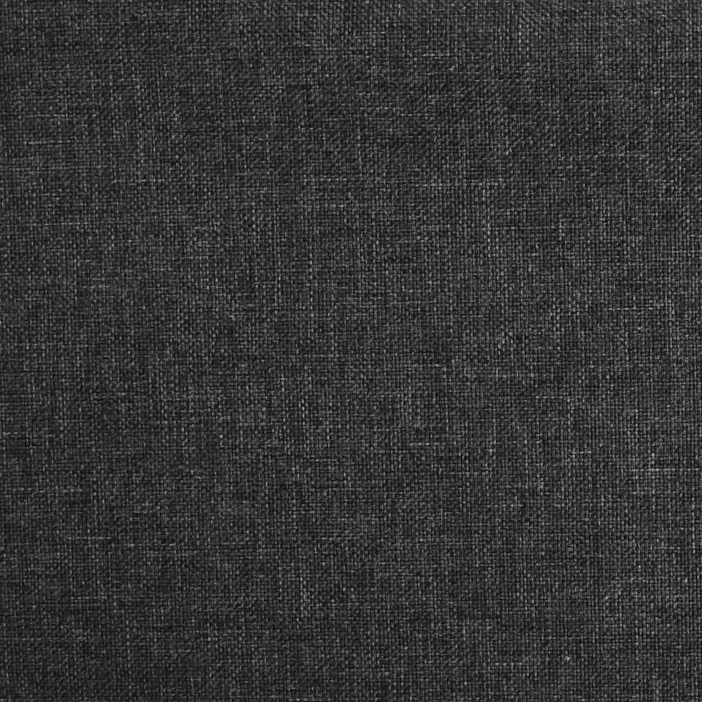 Chaises pivotantes à manger lot de 6 Noir Tissu - XIOS