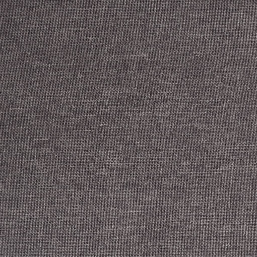 Chaises pivotantes à manger lot de 6 taupe tissu - XIOS