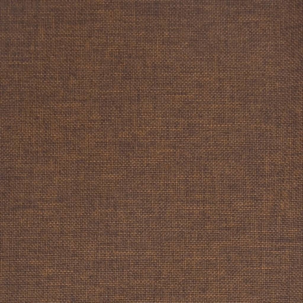 Chaise pivotante de salle à manger Marron Tissu - XIOS
