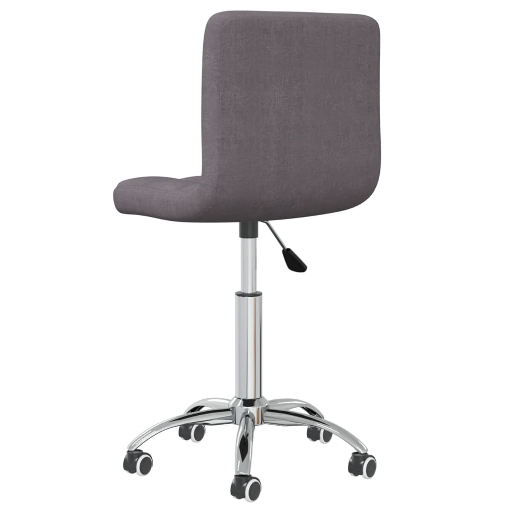 Chaise pivotante de salle à manger Taupe Tissu - XIOS