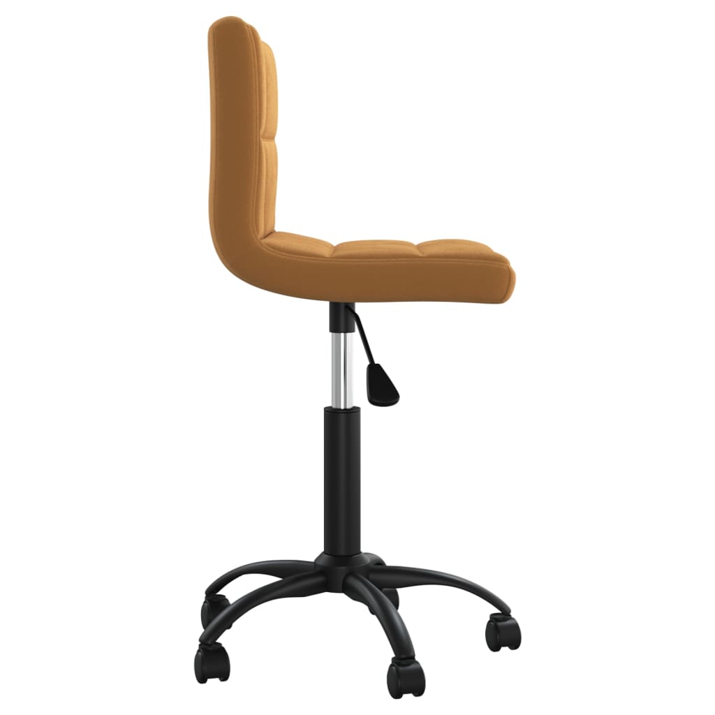 Chaise pivotante de salle à manger Marron Velours - XIOS