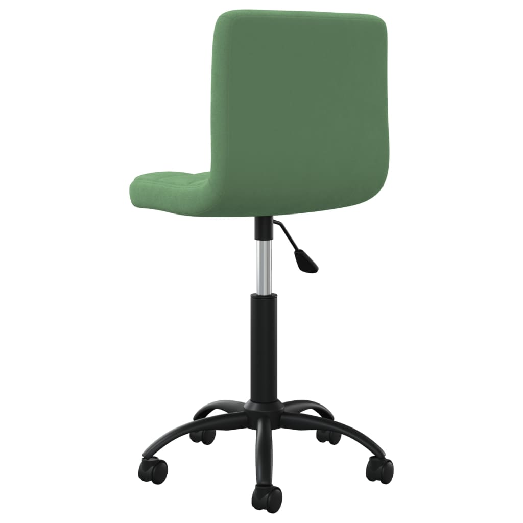 Chaise pivotante de salle à manger Vert foncé Velours - XIOS