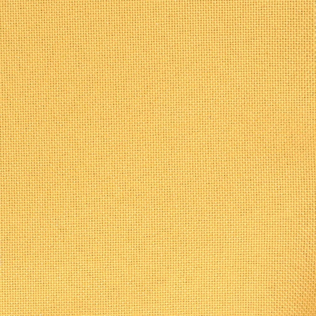 Chaise pivotante de salle à manger Jaune moutarde Tissu - XIOS
