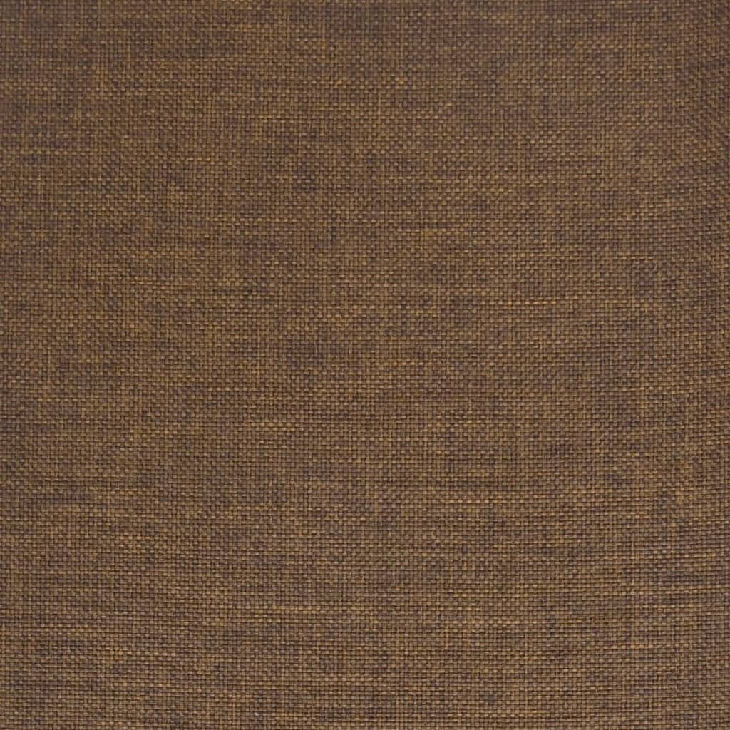 Chaise pivotante de salle à manger Marron Tissu - XIOS