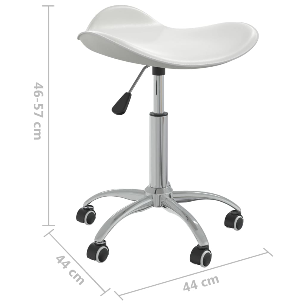 Chaise de bureau Blanc Similicuir - XIOS