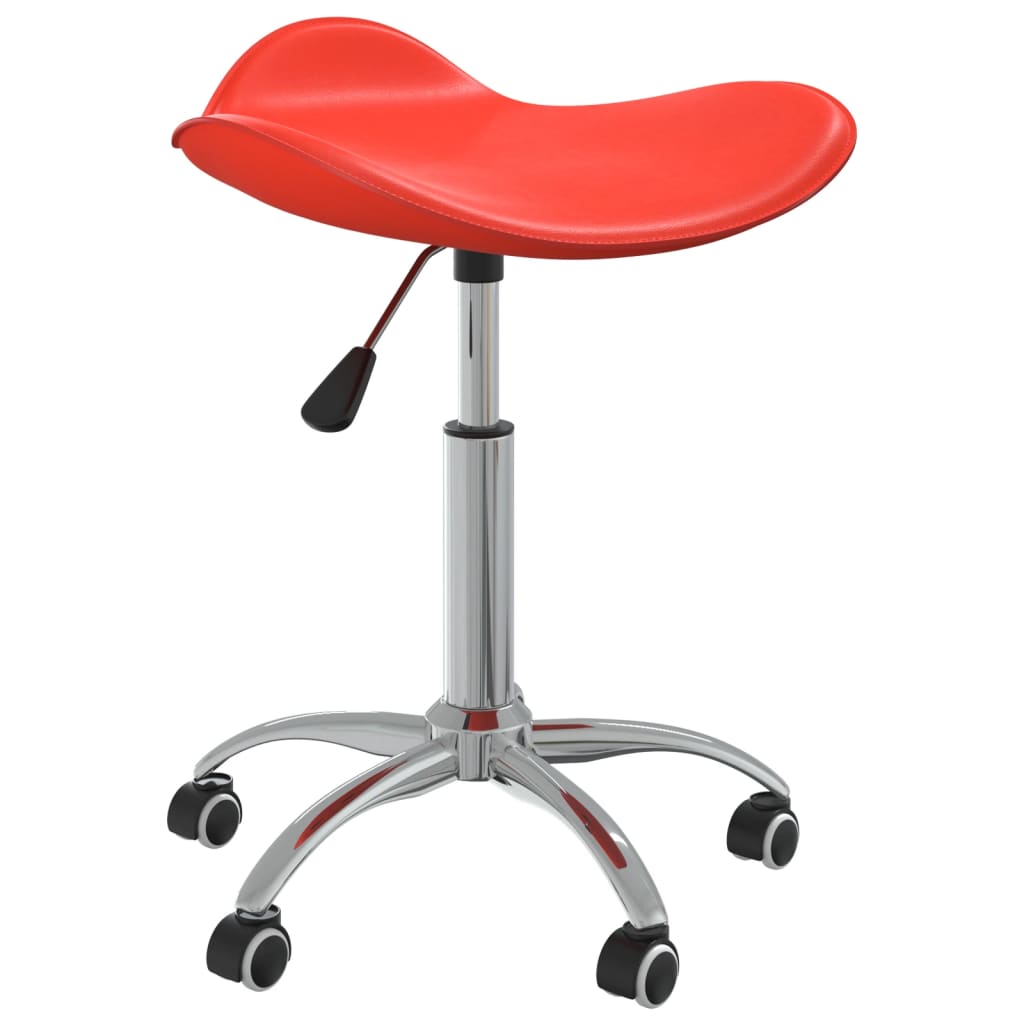 Chaise de bureau Rouge Similicuir - XIOS