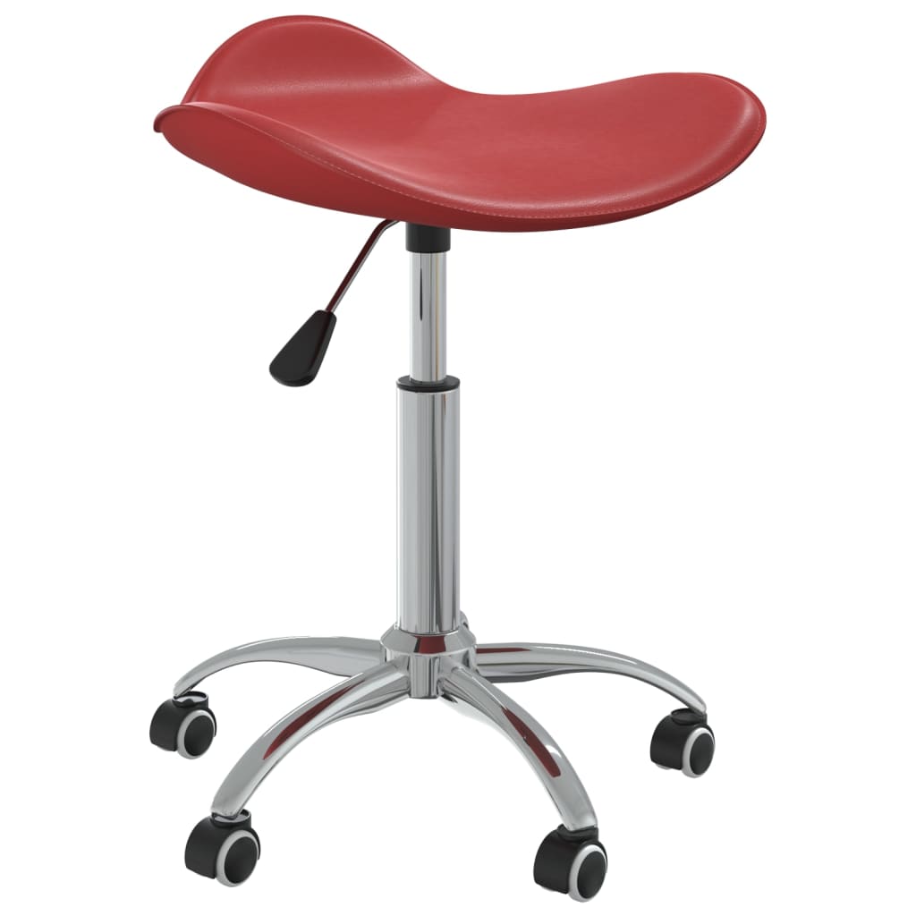 Chaise de bureau Rouge bordeaux Similicuir - XIOS