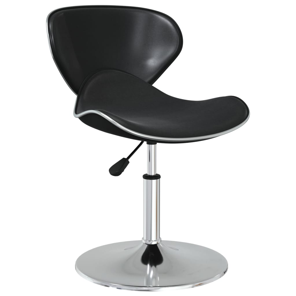 Chaises à manger lot de 6 noir similicuir - XIOS