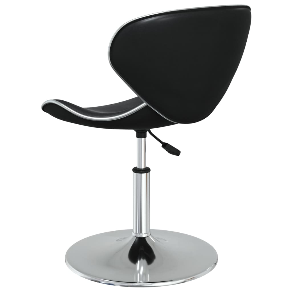 Chaises à manger lot de 6 noir similicuir - XIOS