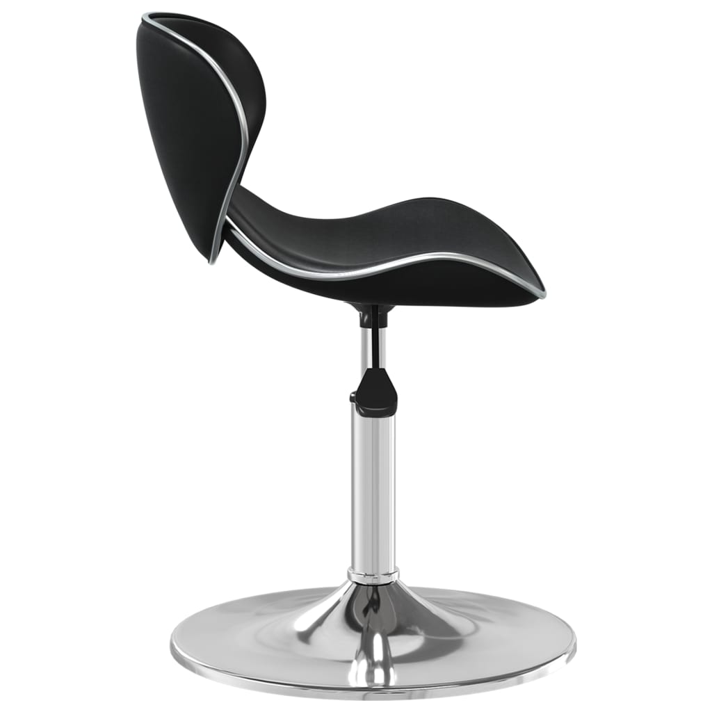 Chaise de salle à manger Noir Similicuir - XIOS
