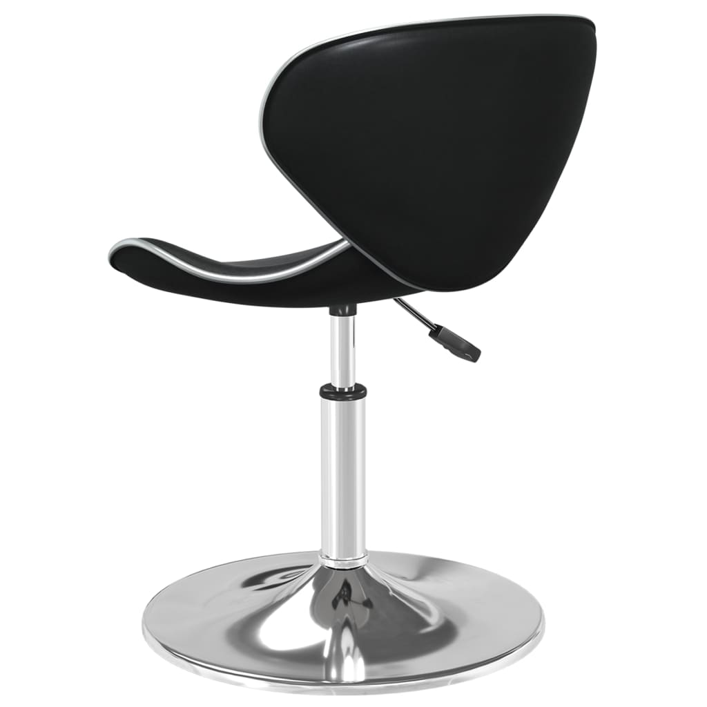 Chaise de salle à manger Noir Similicuir - XIOS