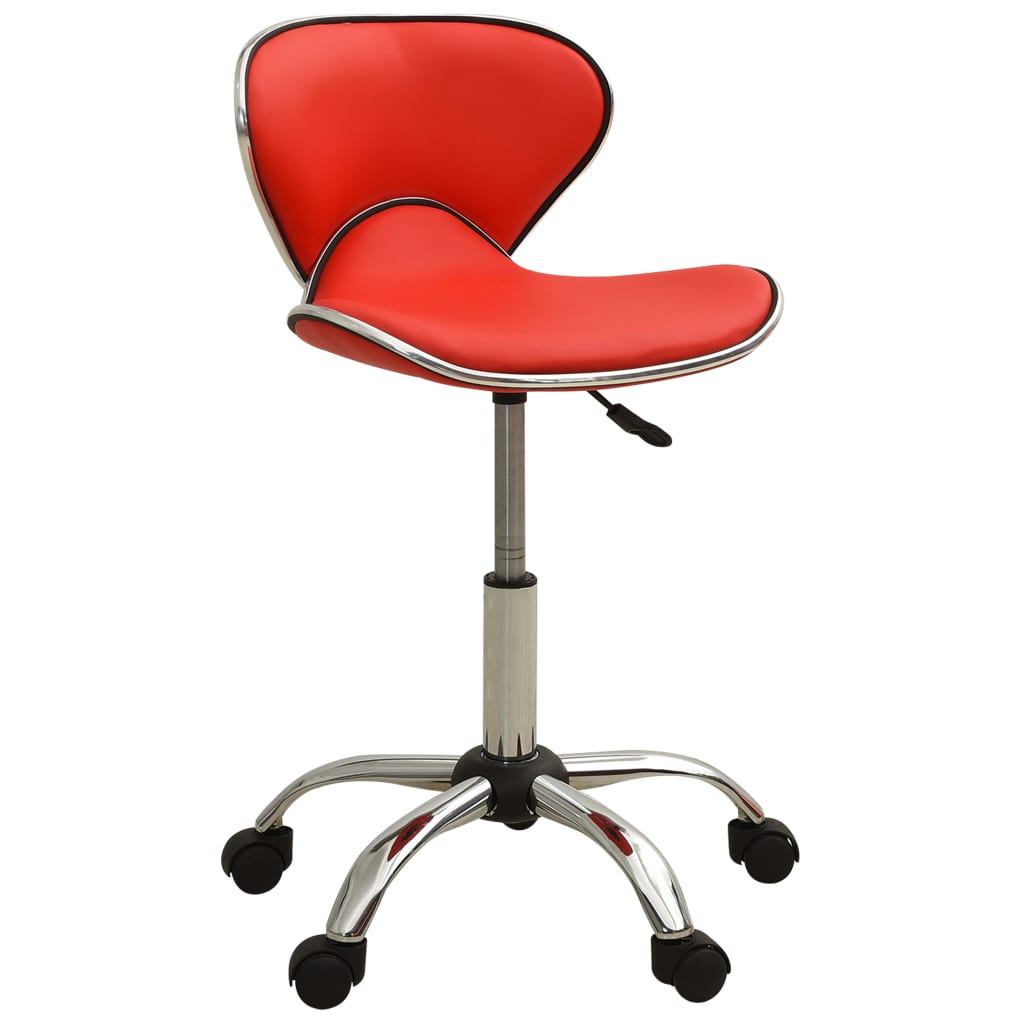 Chaise de bureau Rouge Similicuir - XIOS