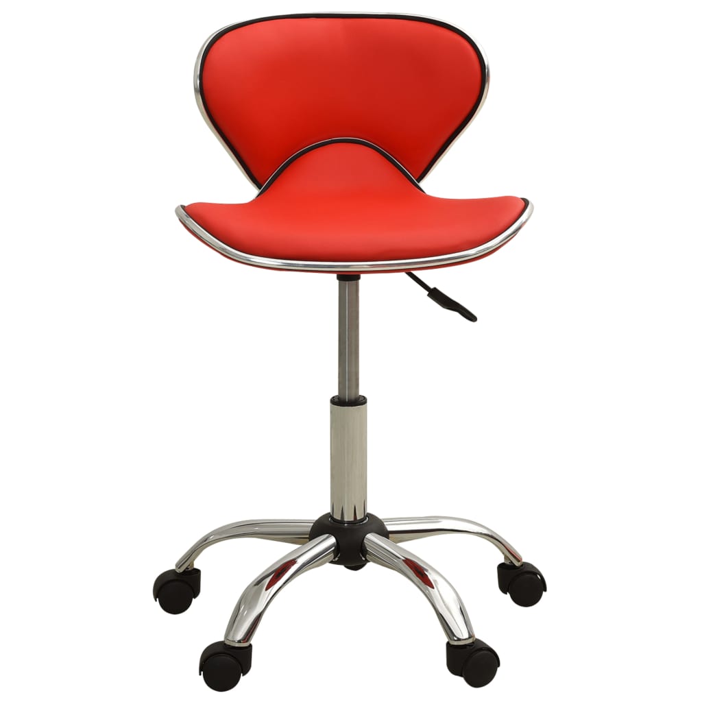 Chaise de bureau Rouge Similicuir - XIOS