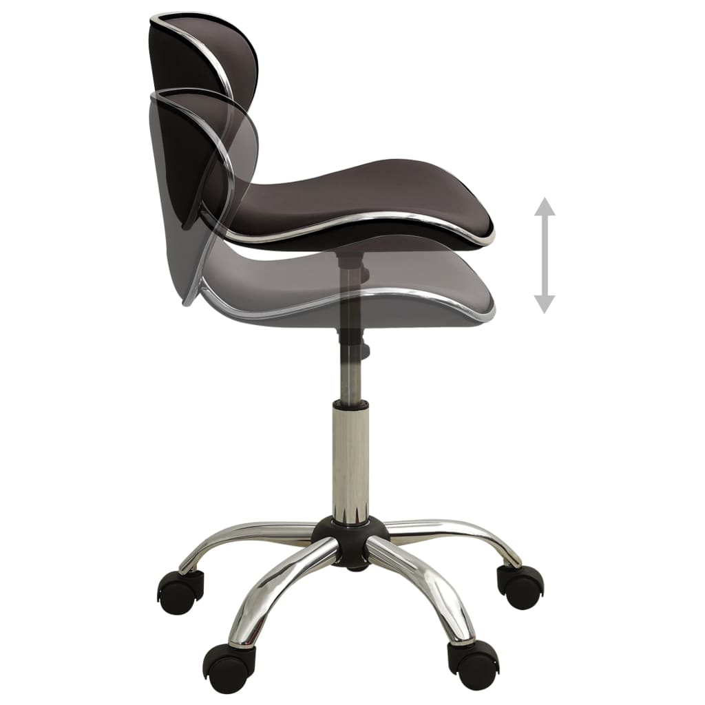 Chaise de bureau Marron Similicuir - XIOS