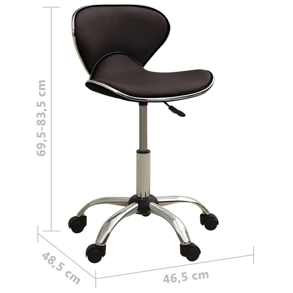 Chaise de bureau Marron Similicuir - XIOS