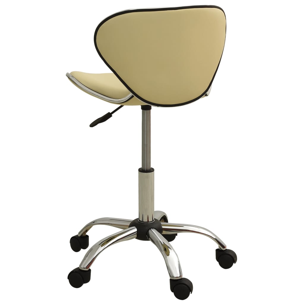 Chaise de bureau Crème Similicuir - XIOS