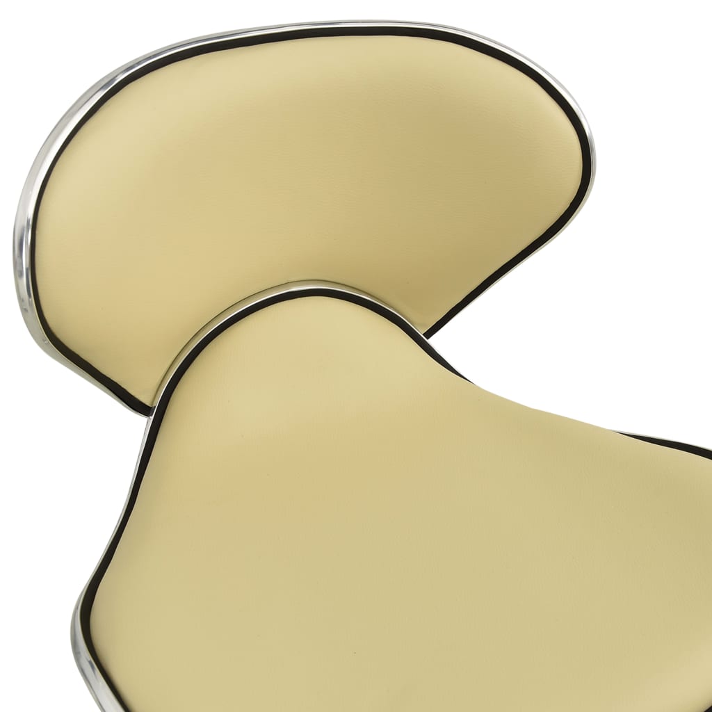 Chaise de bureau Crème Similicuir - XIOS