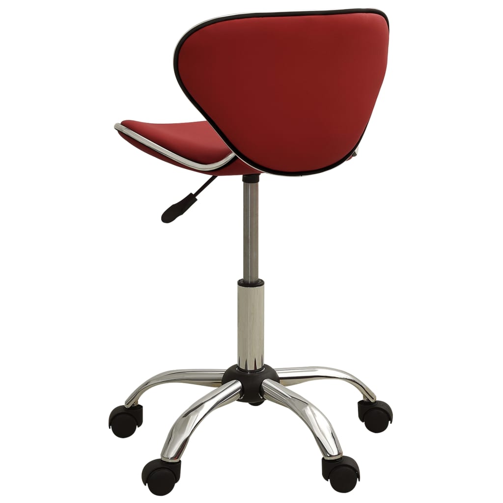 Chaise de bureau Rouge bordeaux Similicuir - XIOS