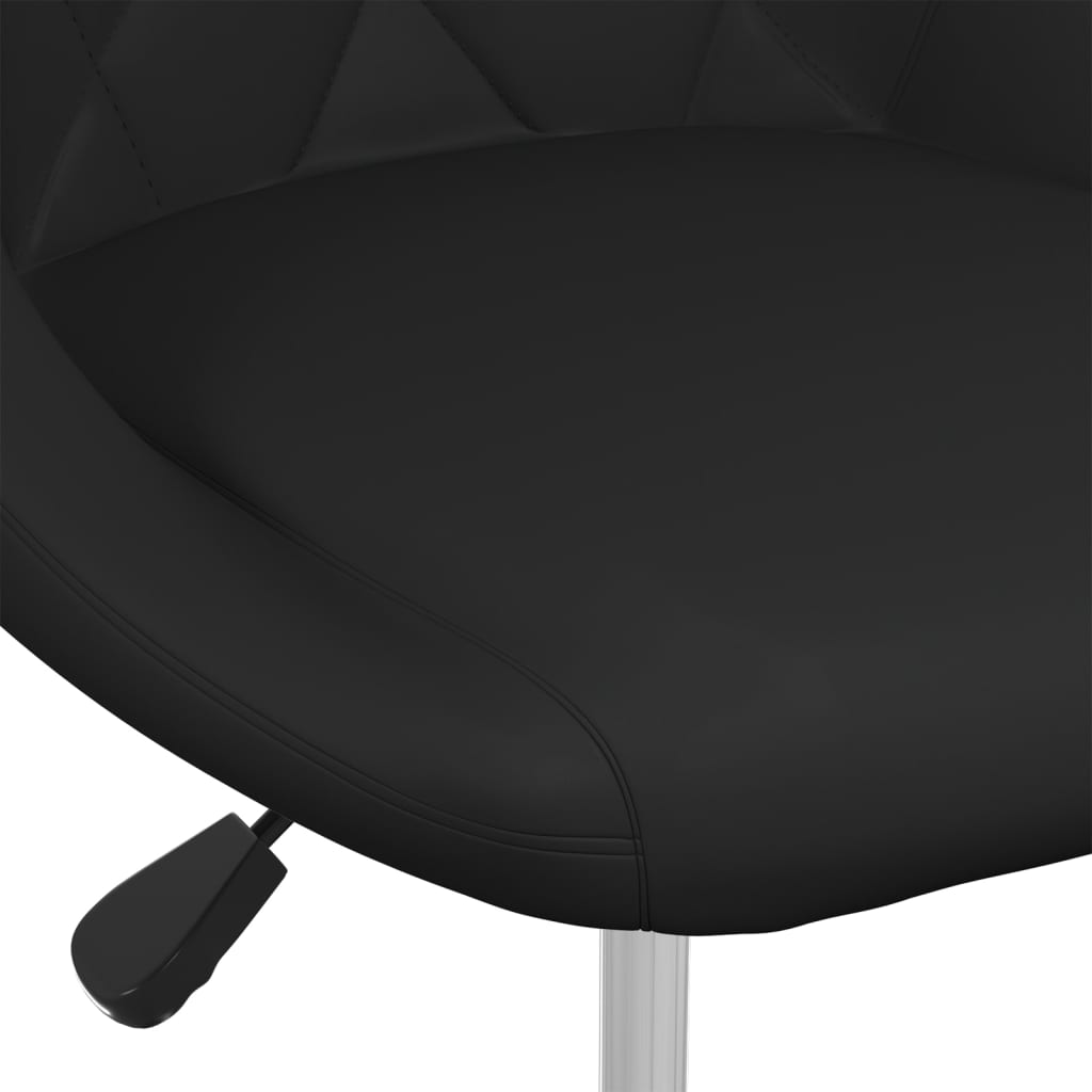 Chaises à manger lot de 6 noir similicuir - XIOS