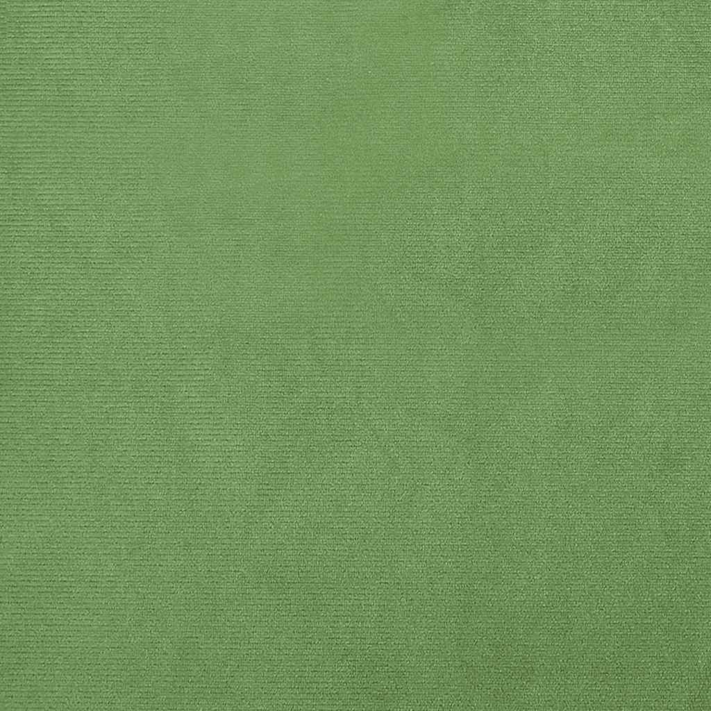 Chaises pivotantes à manger lot de 4 vert clair velours - XIOS