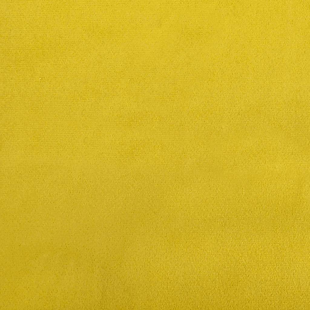 Chaises à manger pivotantes lot de 4 jaune moutarde velours - XIOS
