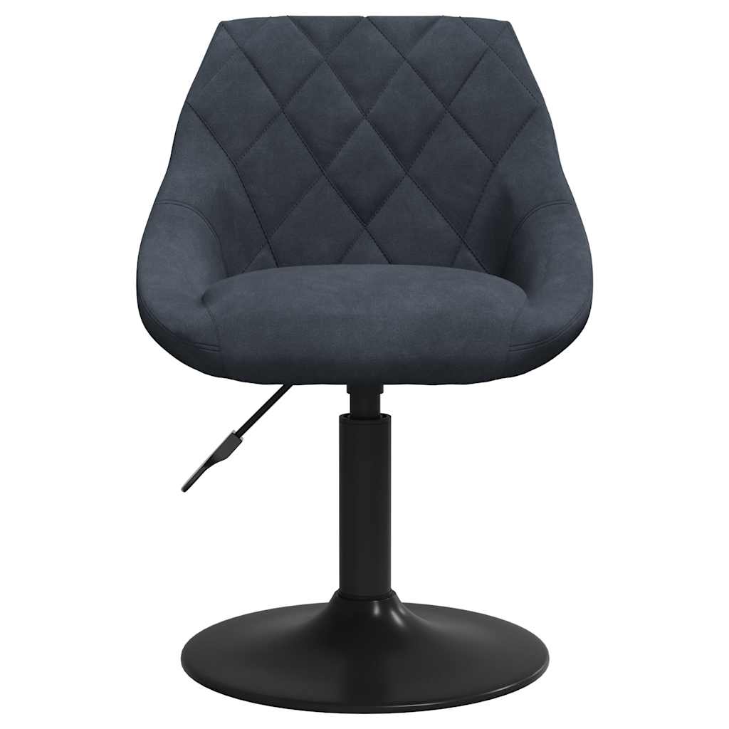 Chaise de salle à manger Gris foncé Velours - XIOS