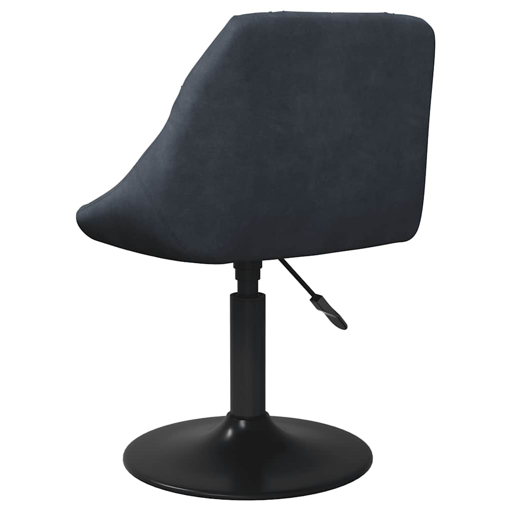 Chaise de salle à manger Gris foncé Velours - XIOS