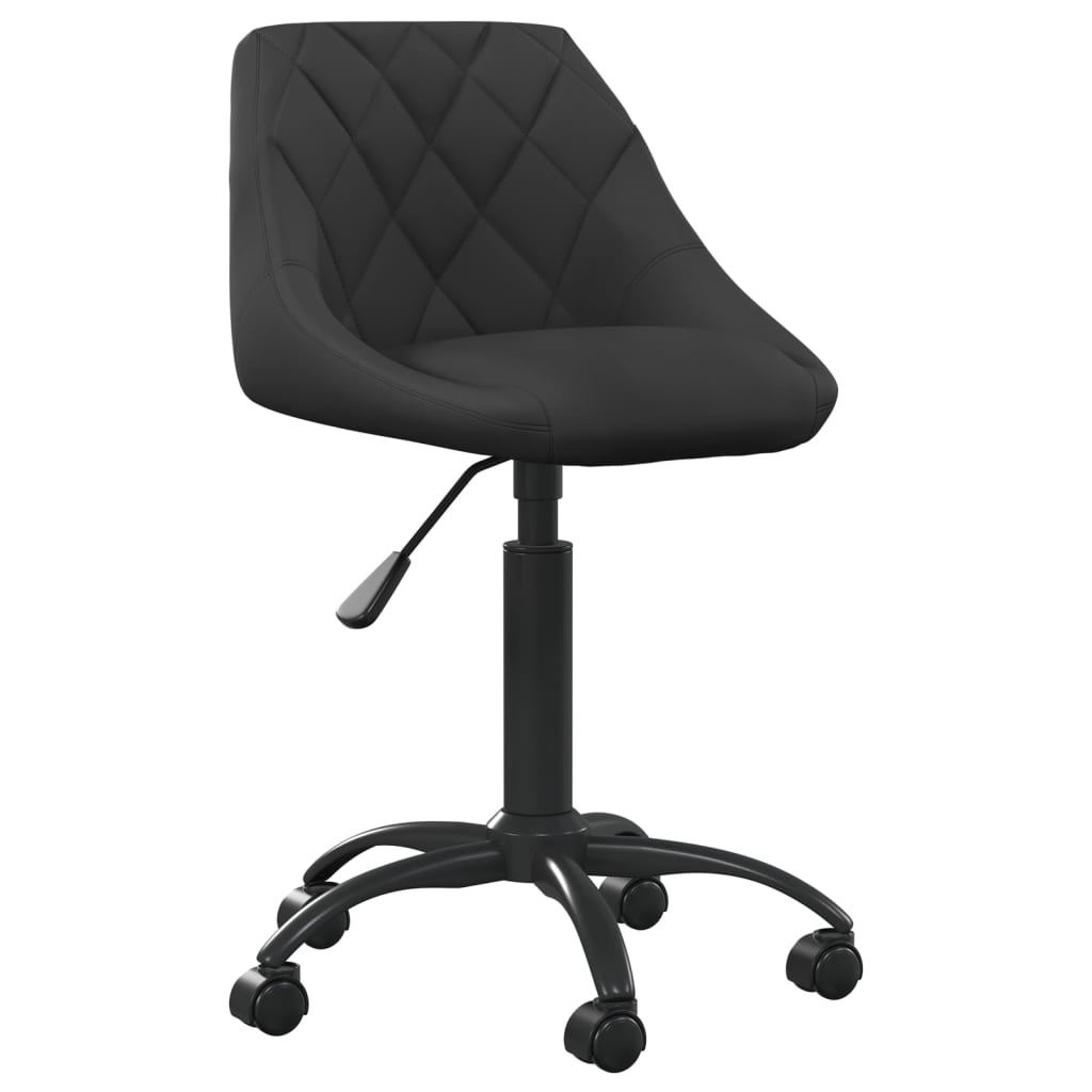 Chaise de bureau Noir Velours - XIOS