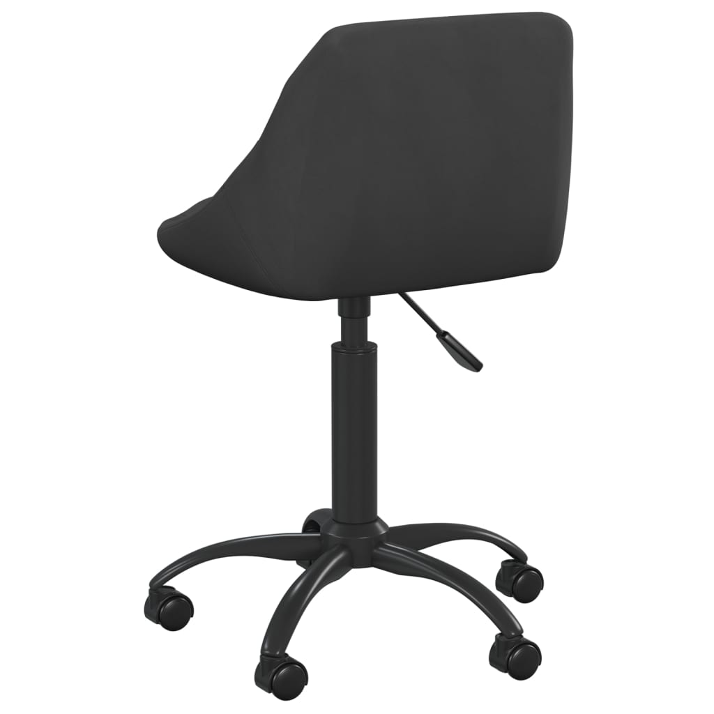 Chaise de bureau Noir Velours - XIOS